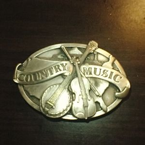 Country Music Belt Buckle by Siskiyou Buckle Co.